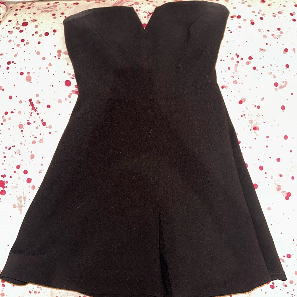 LIKELY Black Strapless Romper